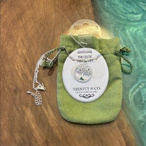 The Celtic Tree of Life" Silver Pendant by Trinity & Co. Irish Jewellery. NWT